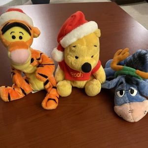 Vintage Disney Winnie the Pooh Eeyore And Tiger Mattel Mattel Christmas
